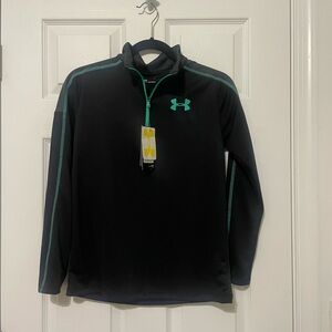 NWT Boys Under Armour Heatgear Quartee Zip - Size XL